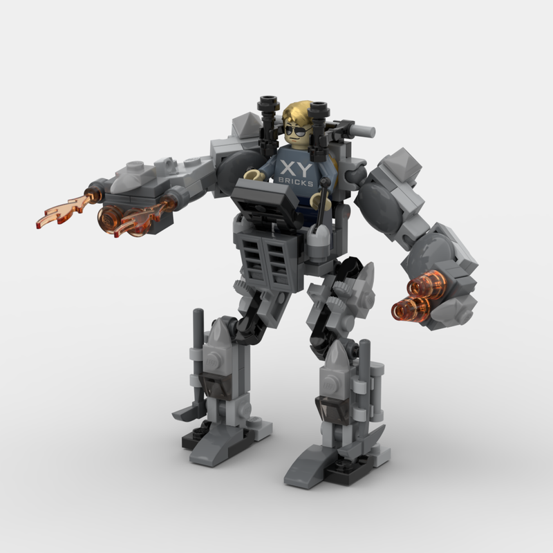 ost fremtid Perth LEGO MOC Exosuit / Exoskeleton / Mech by XYbricks | Rebrickable - Build  with LEGO