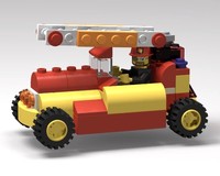 10698 Vintage Fire Truck
