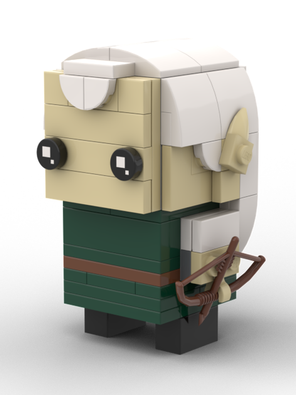 LEGO MOC Legolas Brickheadz by Nicole1 | Rebrickable - Build with LEGO