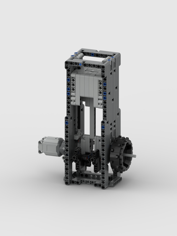 LEGO MOC Simple Single Cylinder Vacuum Engine with Adjustable Timing by  NonsenseWars