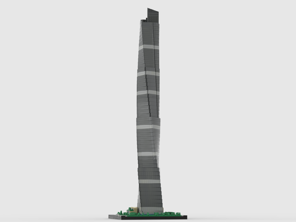 LEGO MOC Shanghai Tower VER 2 1/650th scale by FunnyTacoBunny | - with LEGO