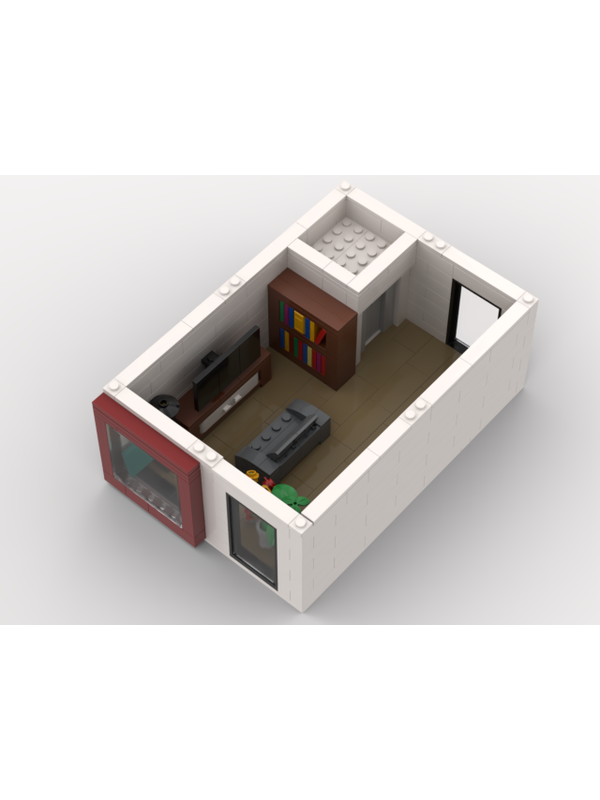 LEGO MOC Modern Modular Building by Chricki | Rebrickable - Build