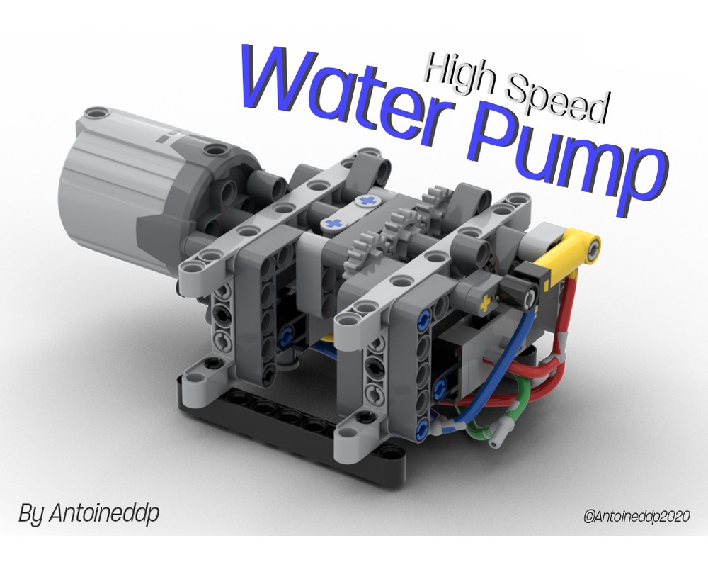 LEGO MOC High Pressure Water Pump by Antoineddp Rebrickable Build