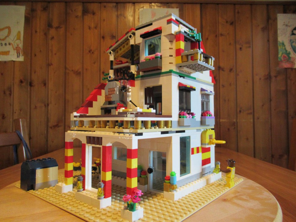 LEGO MOC Villa | Modular House trofio Rebrickable - Build LEGO