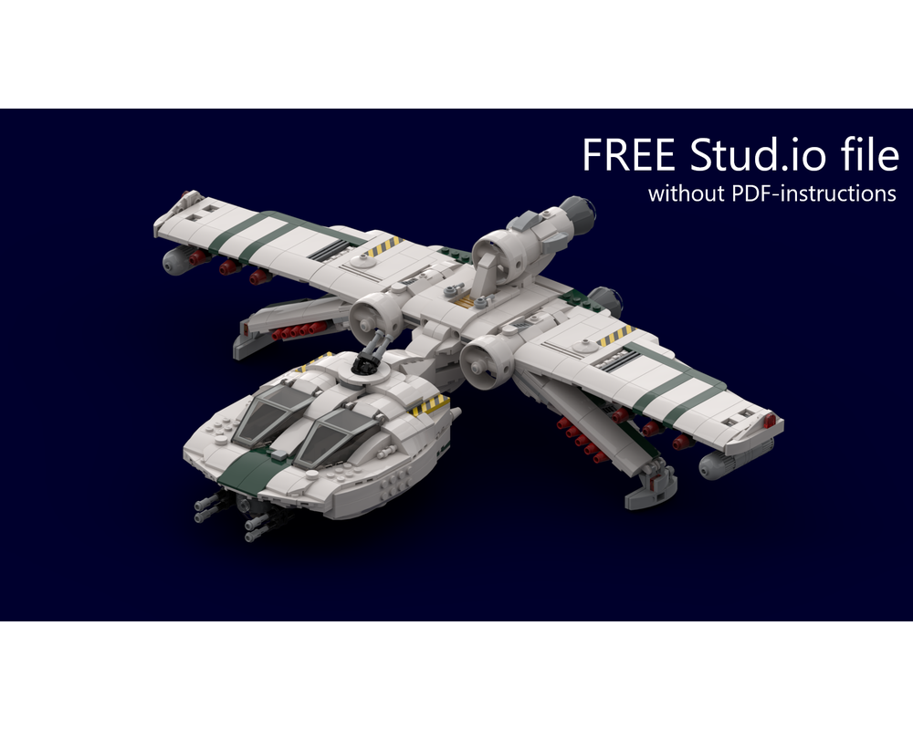 LEGO MOC BTL-S8 K-wing assault starfighter / Star Wars Legends by ...