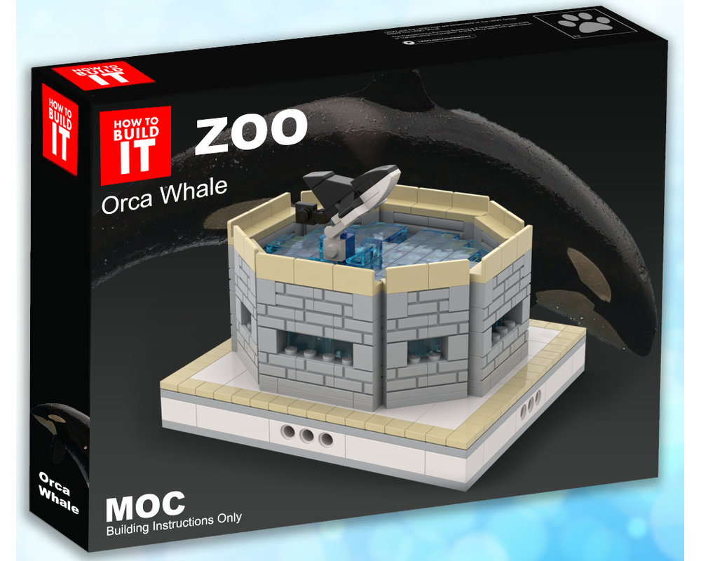 LEGO MOC Orca Whale | mini modular ZOO by gabizon | Rebrickable - Build ...