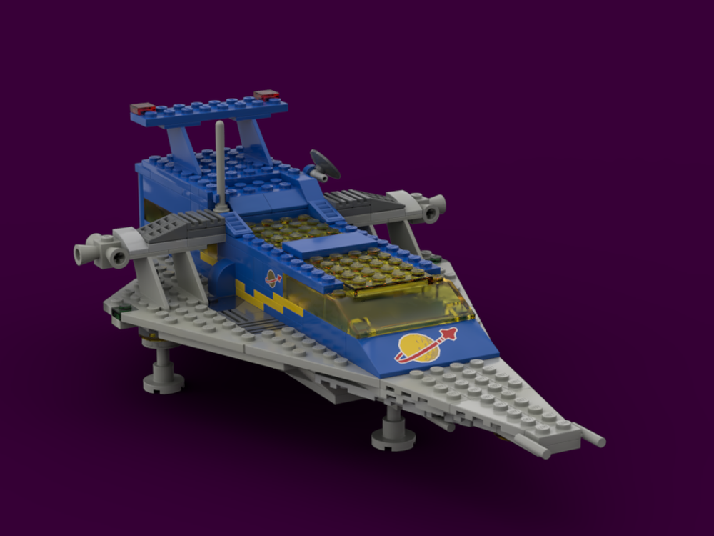 LEGO MOC Neo-Classic Space Freighter by sm6rf8 | Rebrickable - Build with  LEGO