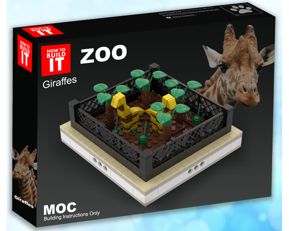 LEGO MOC Giraffe mini modular ZOO by