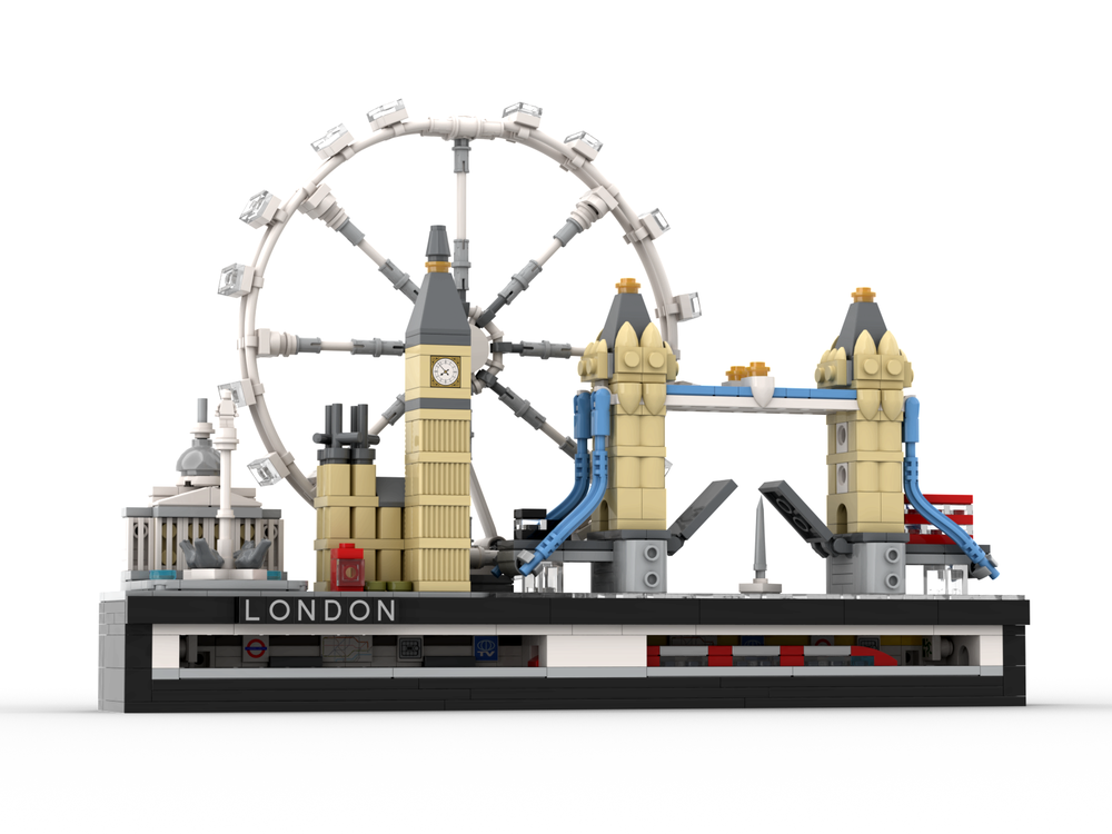 MOC London skyline (21034) pack by | Rebrickable - Build with LEGO