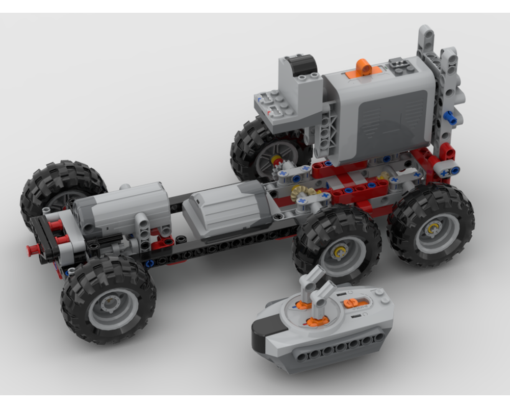 LEGO MOC 4x6 rc fast car chasis by ethank | Rebrickable - Build with LEGO