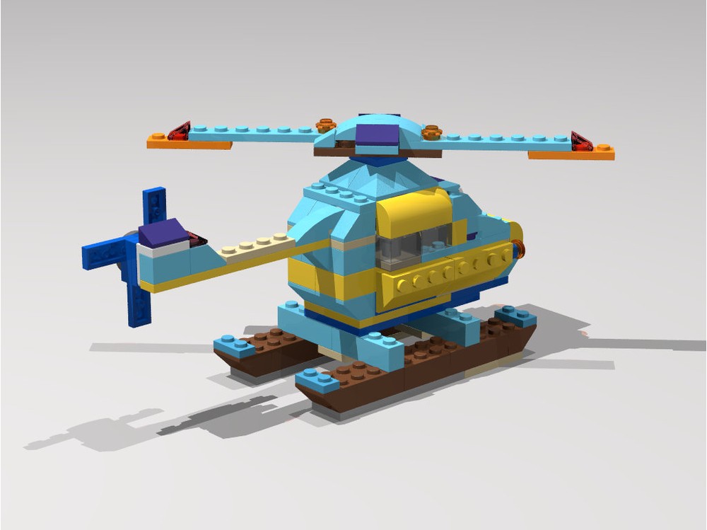 LEGO MOC-50763 10698 Helicopter by Moe Brickman | Rebrickable
