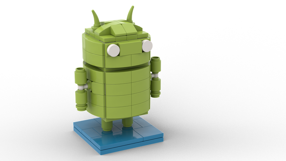 forklædning søsyge skab LEGO MOC Brickheadz - Android by LiuWong | Rebrickable - Build with LEGO