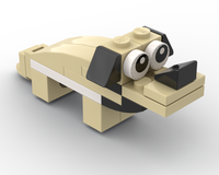 Small Dog ("Zwarte grizzlybeerhond")