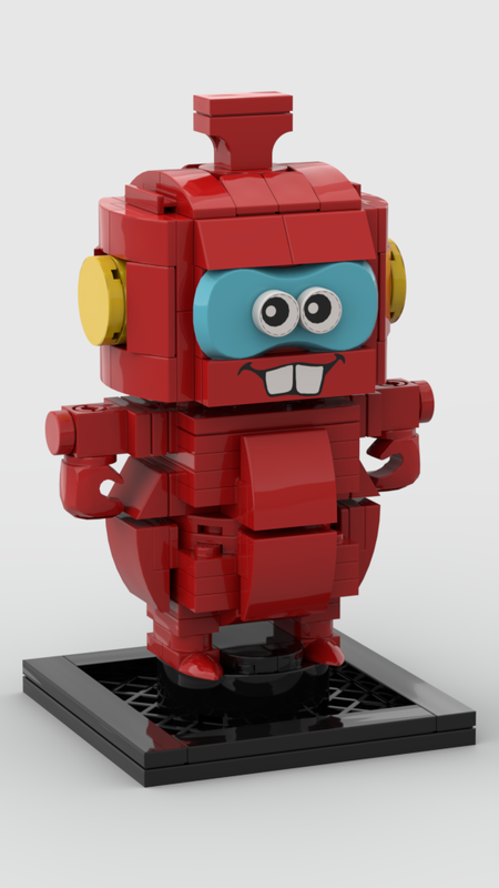 LEGO MOC NONO THE SMALL ROBOT Mini Brickheadz FUN VERSION by CBSNAKE