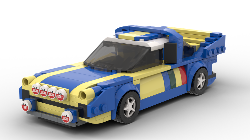 LEGO MOC Ford - RS200 - Rally Car - Group B by | Rebrickable - Build with LEGO