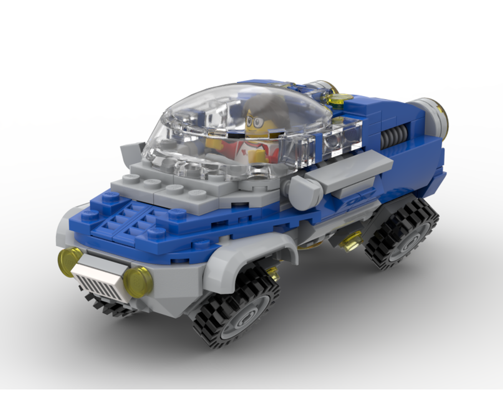 LEGO MOC Neo-Classic Space Hovercar by sm6rf8 | Rebrickable - Build ...