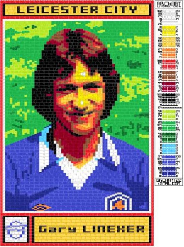 LEGO MOC-5099 GARY LINEKER PANINI STICKER 1979 by brickart ...