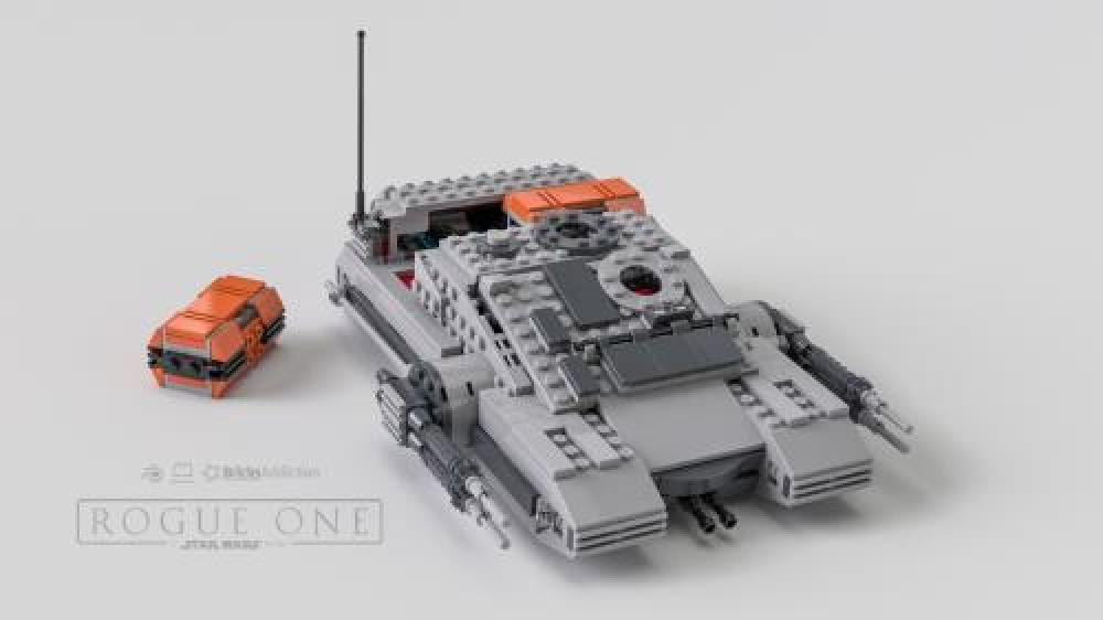 Lego Moc {Rogue One} Imperial Hover Tank By Bricksaddiction | Rebrickable -  Build With Lego