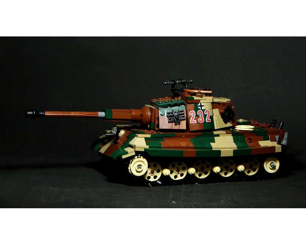 Lego Moc King Tiger Tiger Ii German Heavy Tank Konigstiger By Twin Bricks Rebrickable Build With Lego