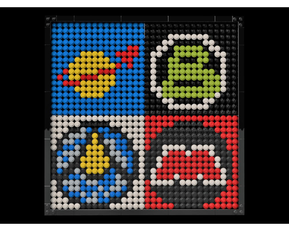 LEGO MOC Classic Space Lego Art (studded) by veyniac