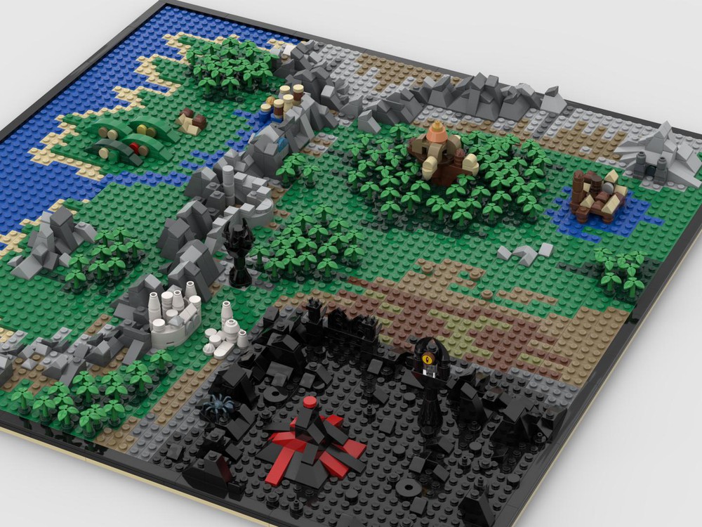 lego lotr map stone locations