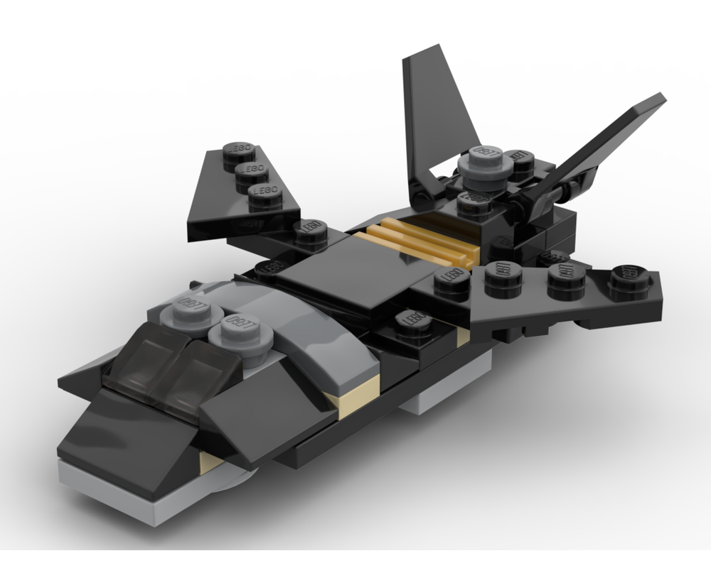 LEGO MOC 30300 F-117 Nighthawk by crazy8ron | Rebrickable - Build with LEGO