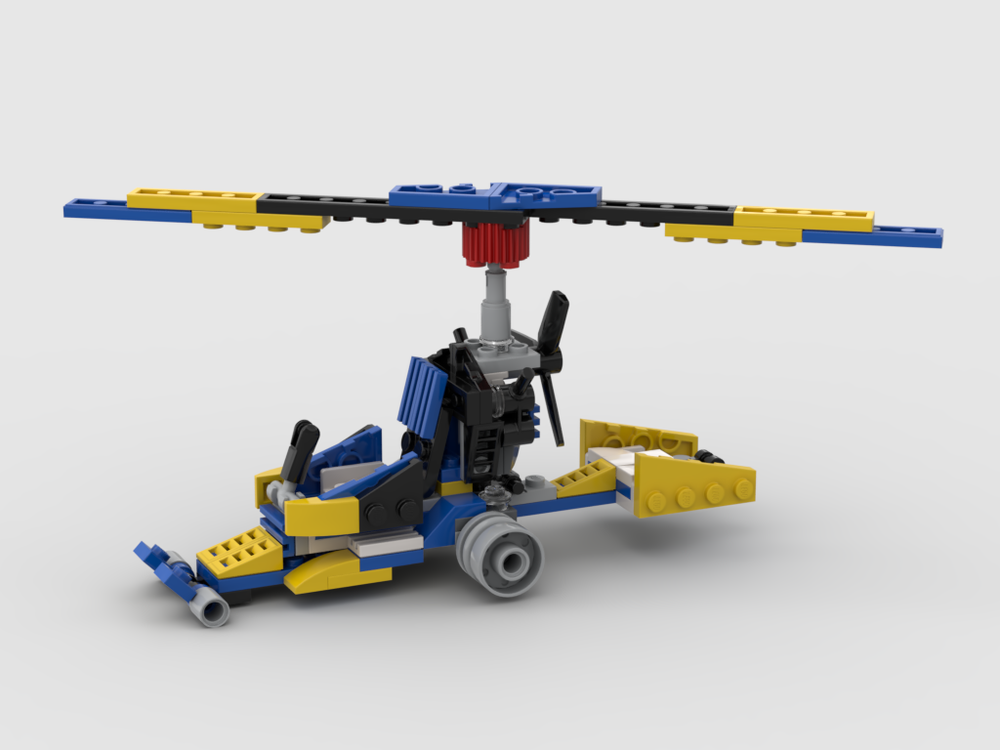 LEGO MOC 31087 - Gyrocopter by KlintIsztvud | Rebrickable - Build 
