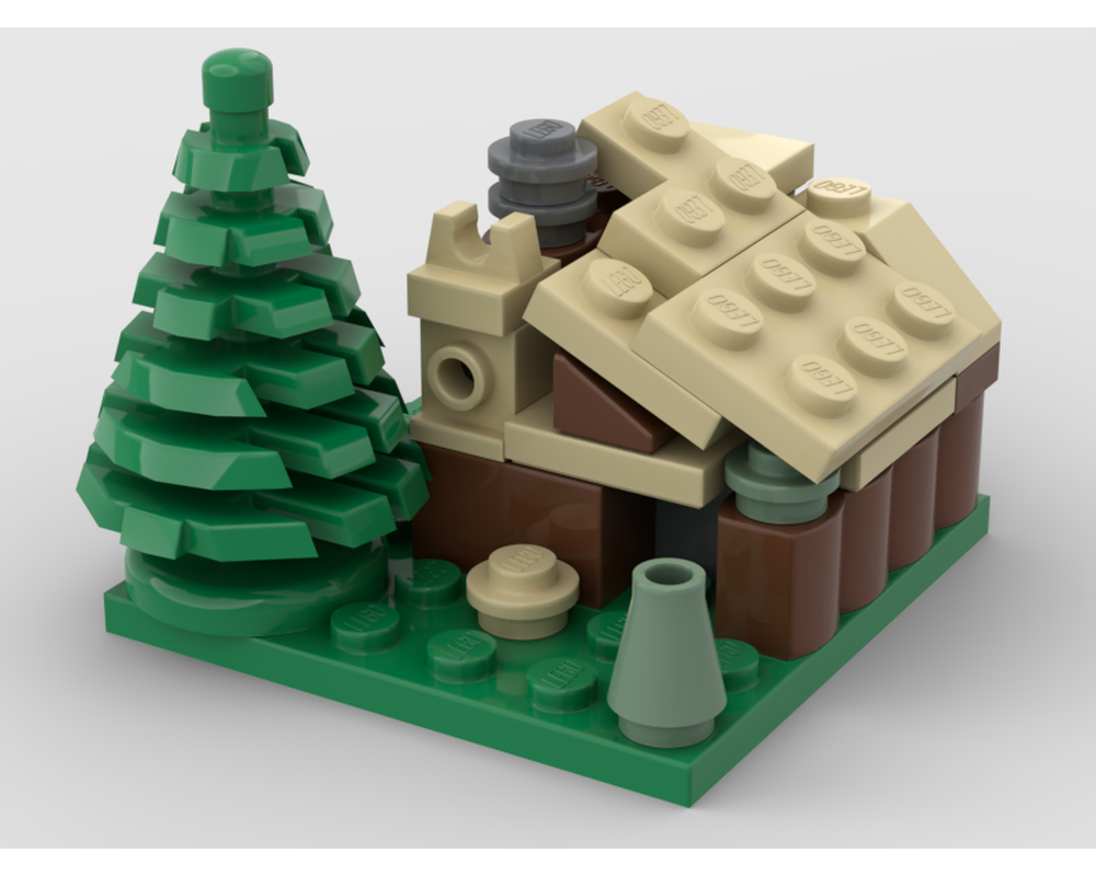 lego cabin moc