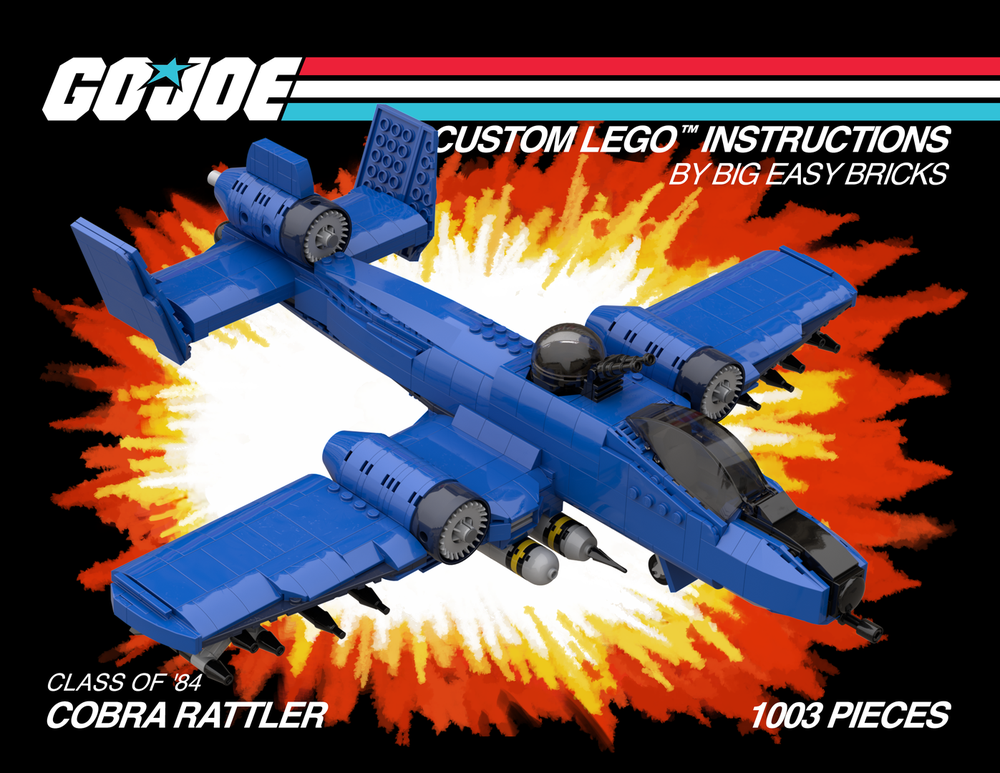 LEGO MOC GO Joe - Cobra Rattler by BigEasyBricks | Rebrickable