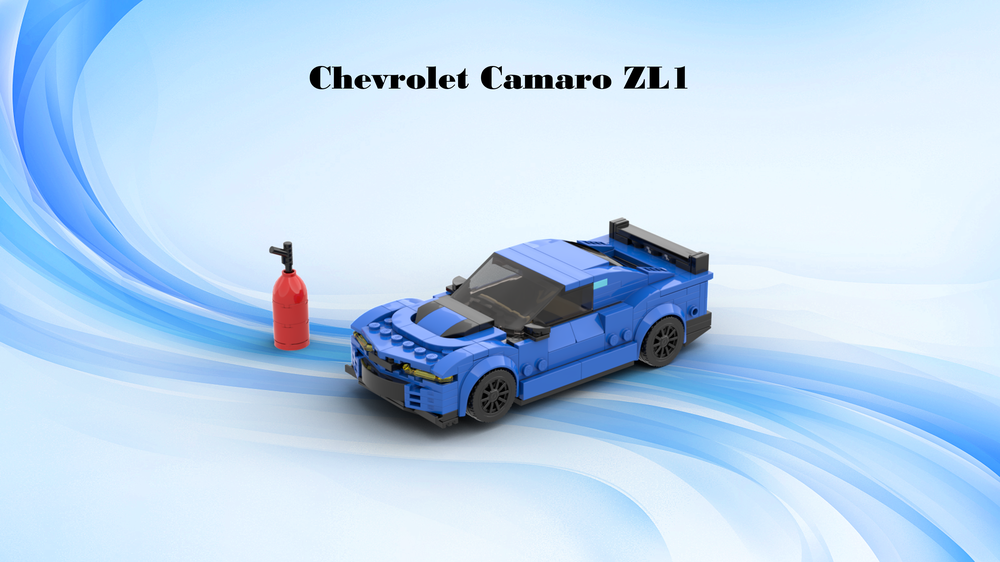 LEGO MOC Speed Champions Chevrolet Camaro ZL1 by armageddon1030 Rebrickable - with LEGO