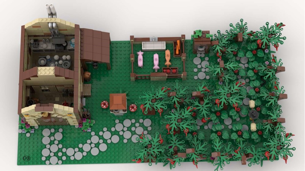 LEGO MOC Secret Cabin/Laboratory by LegoBricking | Rebrickable - Build ...