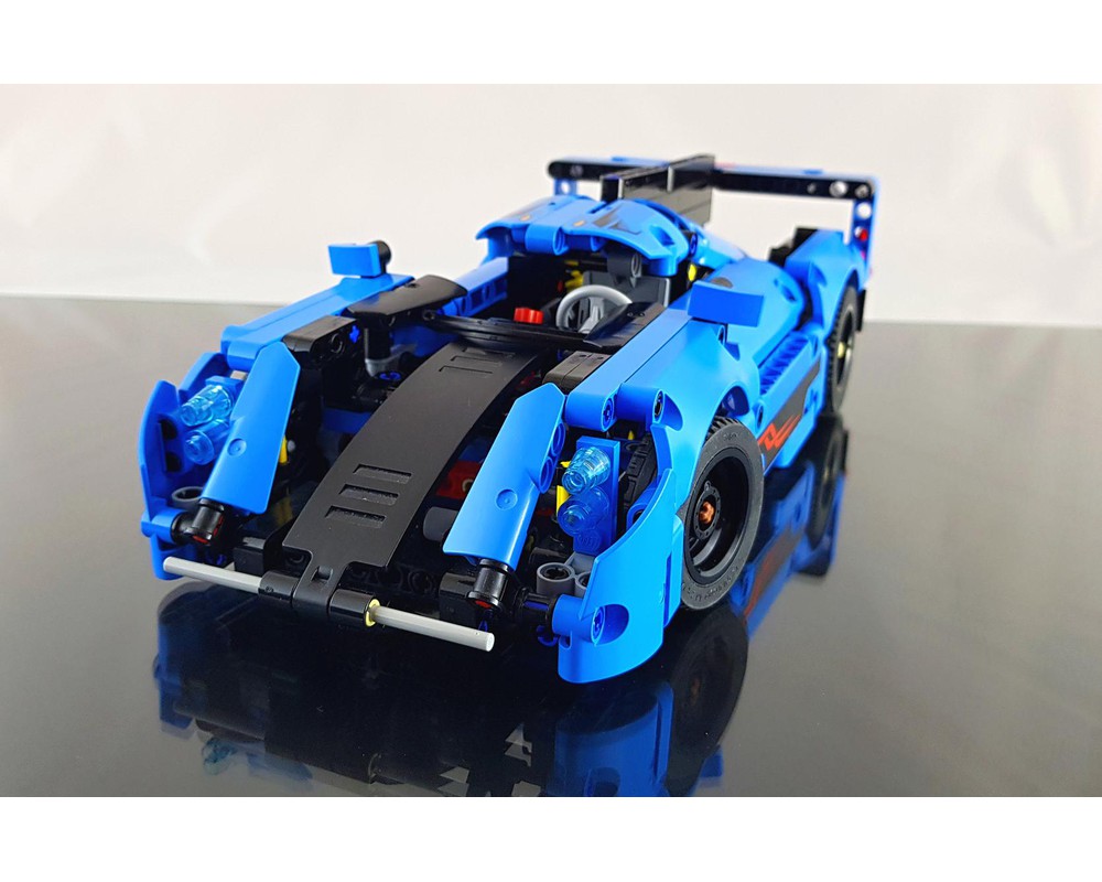 LEGO MOC 42098 C model - Lemans racer by Dyens Creations | Rebrickable ...