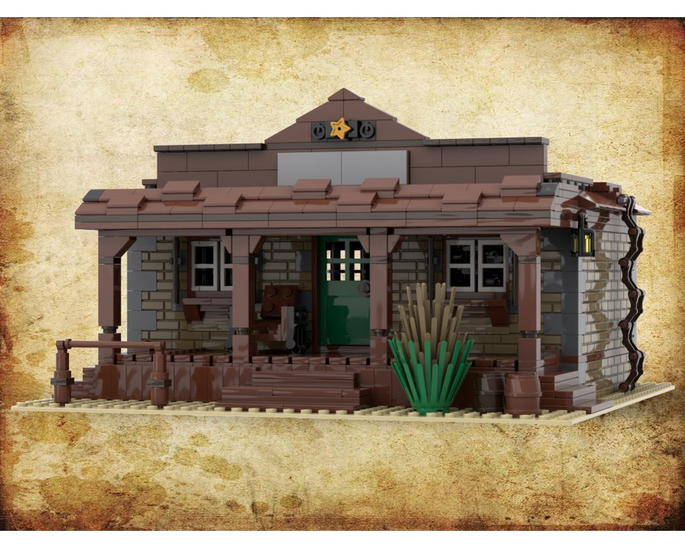 LEGO MOC Sheriff's office by Huebre | Rebrickable - Build with LEGO