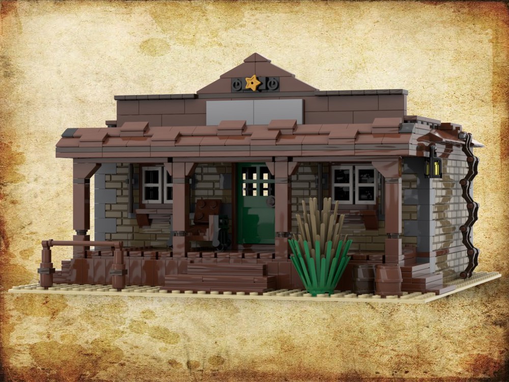 LEGO MOC Sheriff's office by Huebre | Rebrickable - Build with LEGO