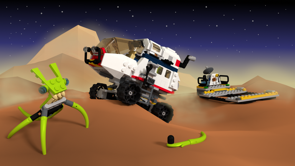 LEGO MOC-51556 Space rover - 31107 alternate by alvitvel | Rebrickable ...