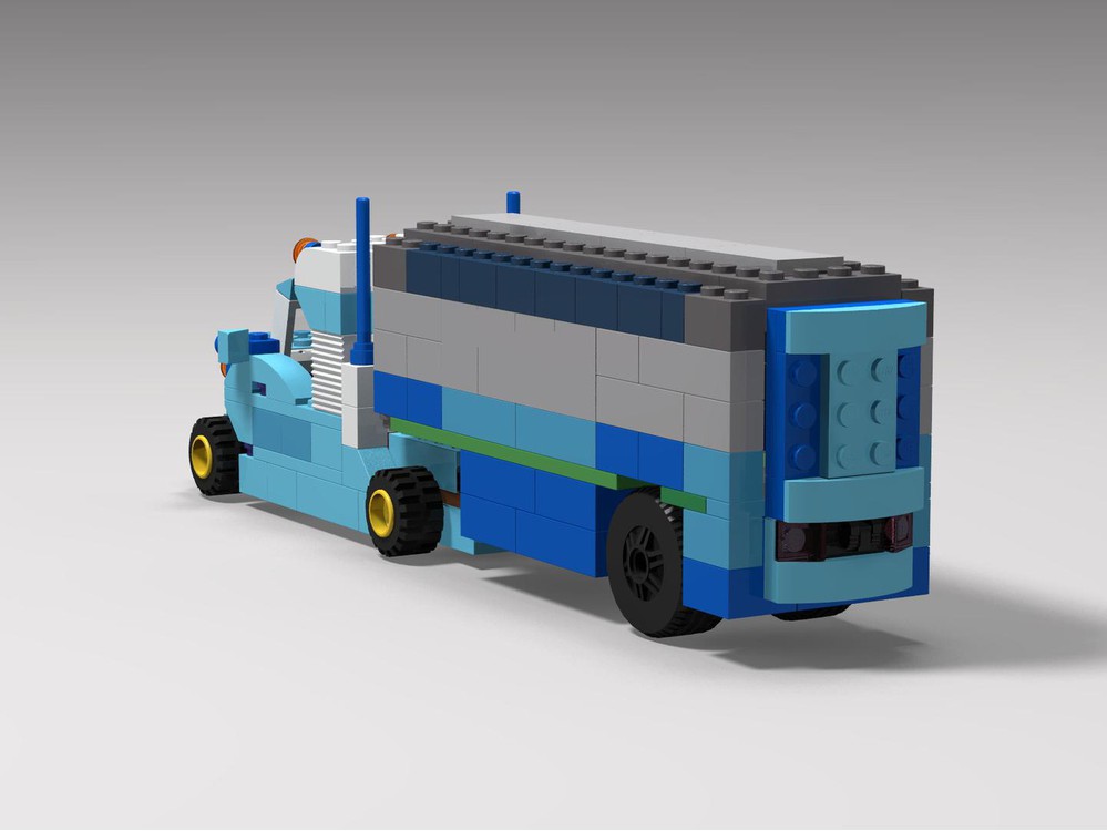 Lego Moc 10698 Cargo Truck By Moe Brickman Rebrickable Build With Lego