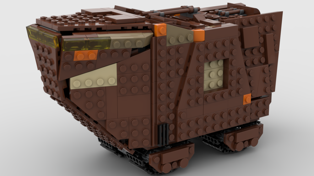 MOC Jawa Sandcrawler - Midi Scale by Albo.Lego | Rebrickable - Build with LEGO