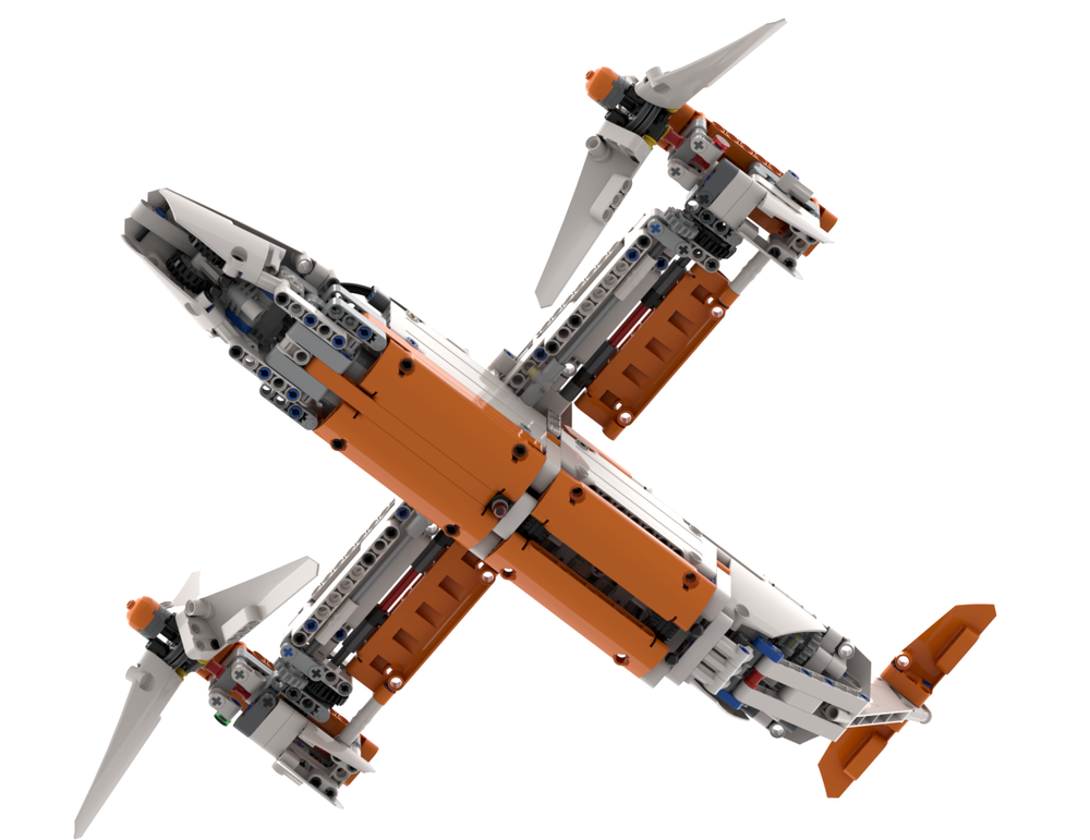 LEGO MOC-51773 TILT ROTOR AW609 by KeisukeOmori | Rebrickable