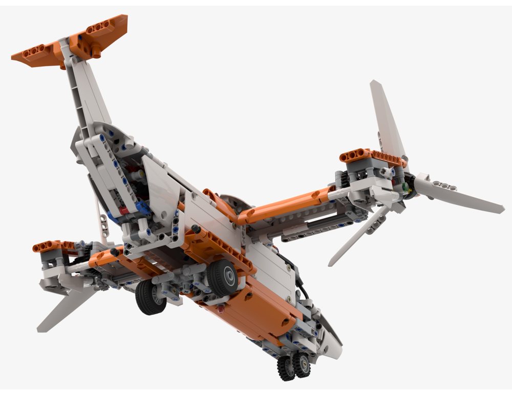 LEGO MOC-51773 TILT ROTOR AW609 by KeisukeOmori | Rebrickable - Build ...