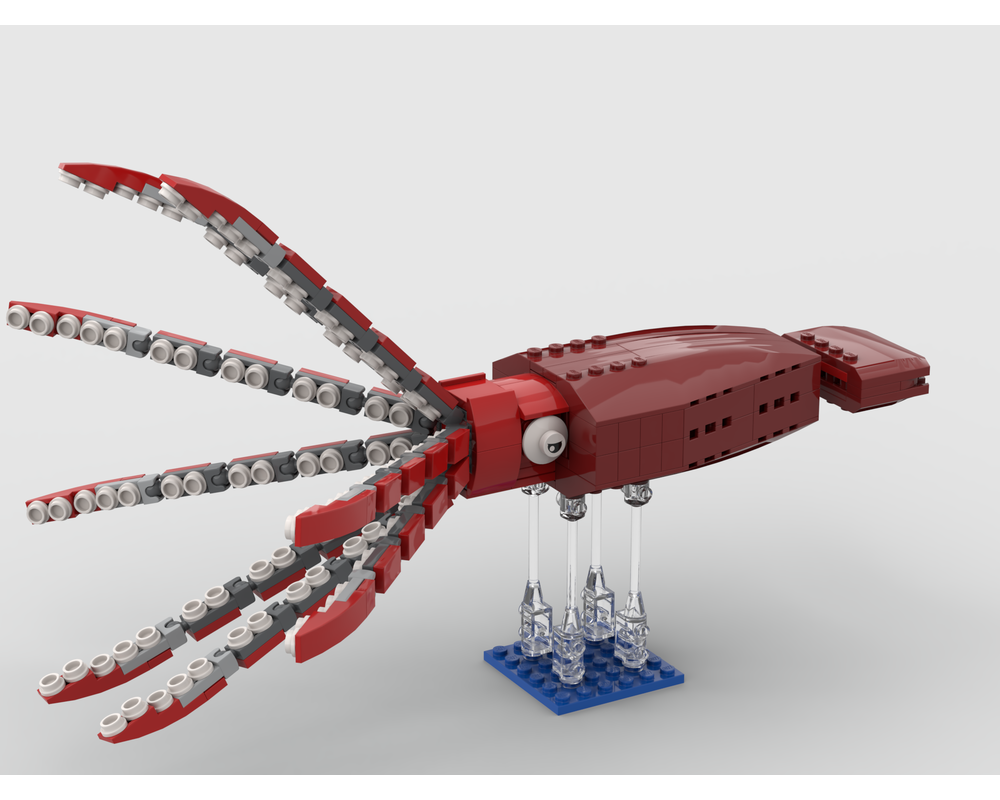 LEGO MOC Giant Squid by roket | Rebrickable - Build with LEGO