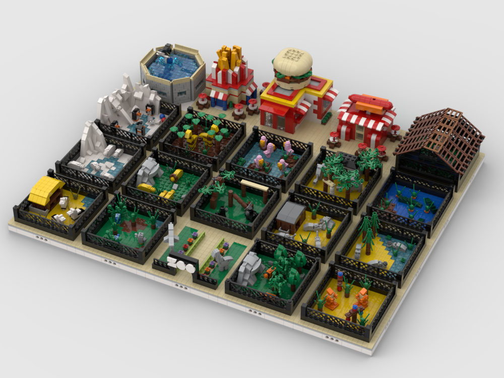 tyngdekraft navigation Konsulat LEGO MOC Modular ZOO | Build from 20 MOCs by gabizon | Rebrickable - Build  with LEGO