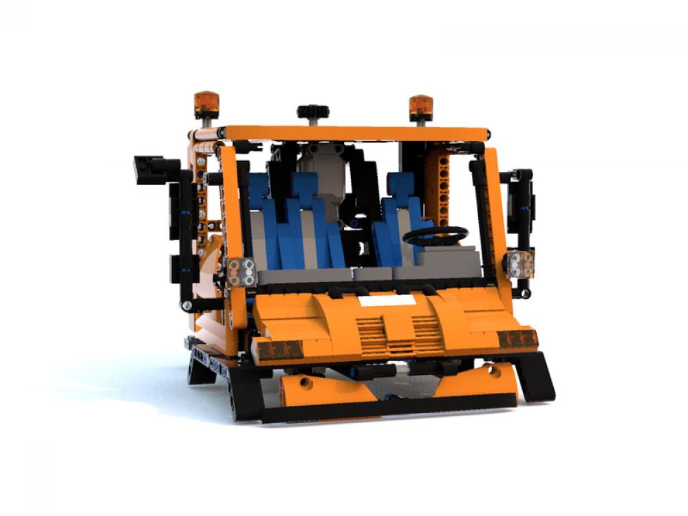 LEGO Unimog U400 8110 moded cab V3 by Imanol | Build with LEGO