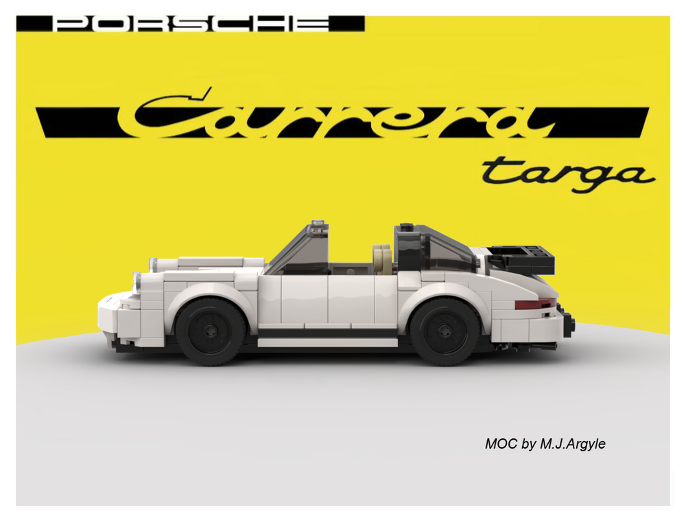 LEGO MOC 1980 Porsche 911 Carrera 'Targa', White by  |  Rebrickable - Build with LEGO