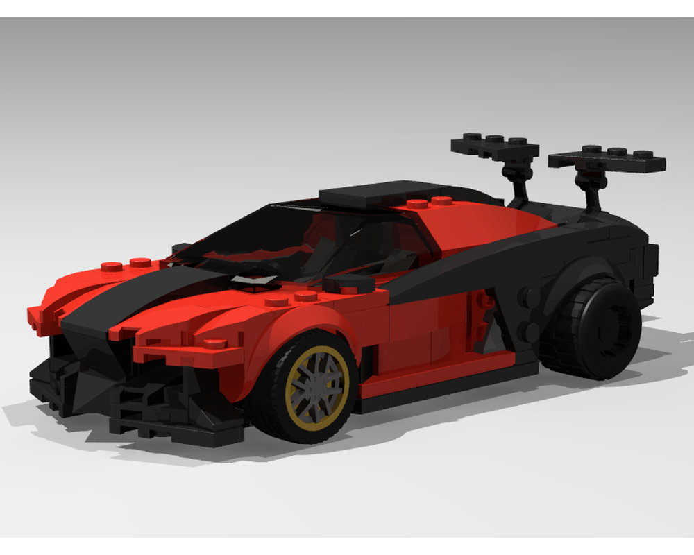 LEGO MOC 2077 CyberPunk Hot Rod by deconsnowman | Rebrickable - Build ...