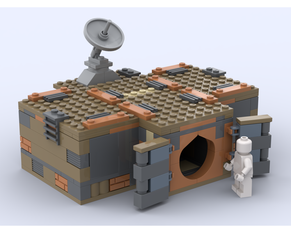 LEGO MOC Hobbit Hole Bunker by omom78904567 Rebrickable Build with LEGO