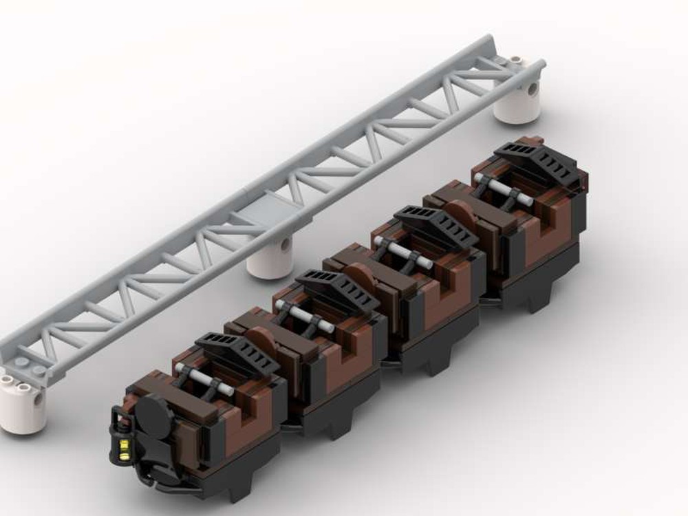LEGO MOC Seven Mine Train by darcskeleton | Rebrickable - Build LEGO