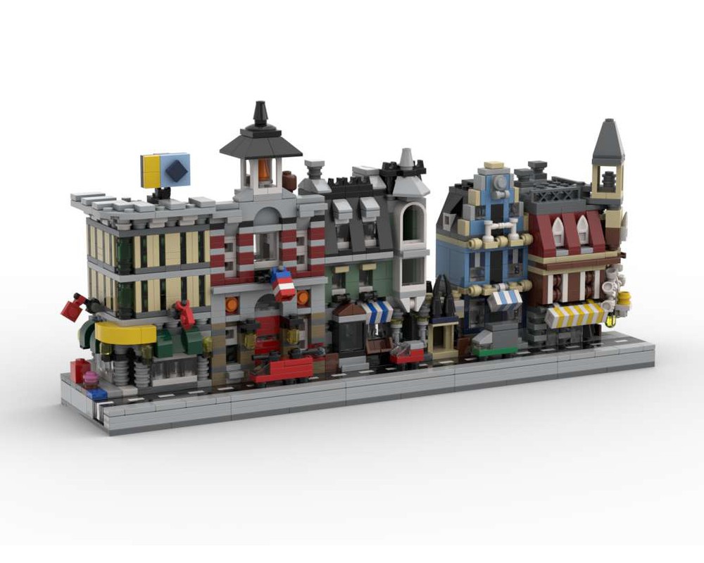 LEGO MOC Mini modular street - 10230 Modified by Tavernellos ...