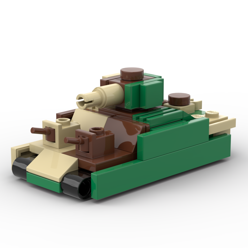 LEGO MOC Micro Tanks from Real Life by BrickAddiction