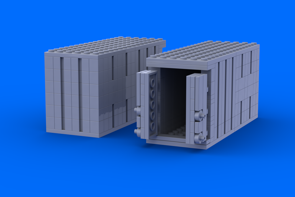 LEGO MOC shipping container's x2 small by Absolute_lego_builds ...