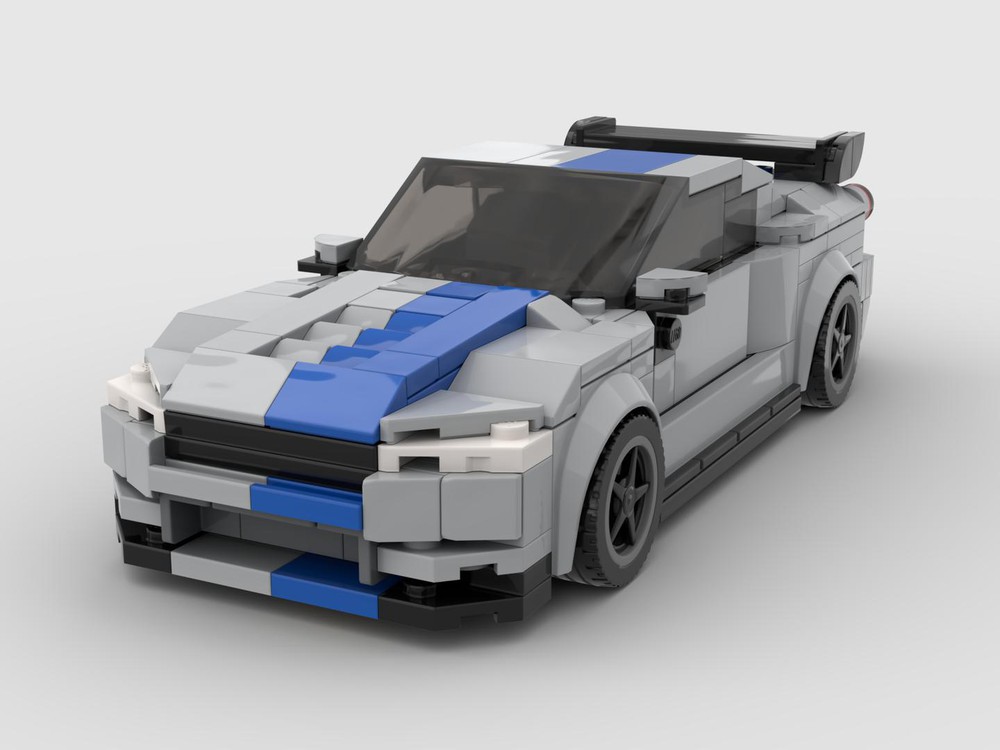 Lego Fast and Furious Nissan Skyline R34 MOC 
